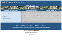 Tablet Screenshot of oakgrove.delaware43015.com